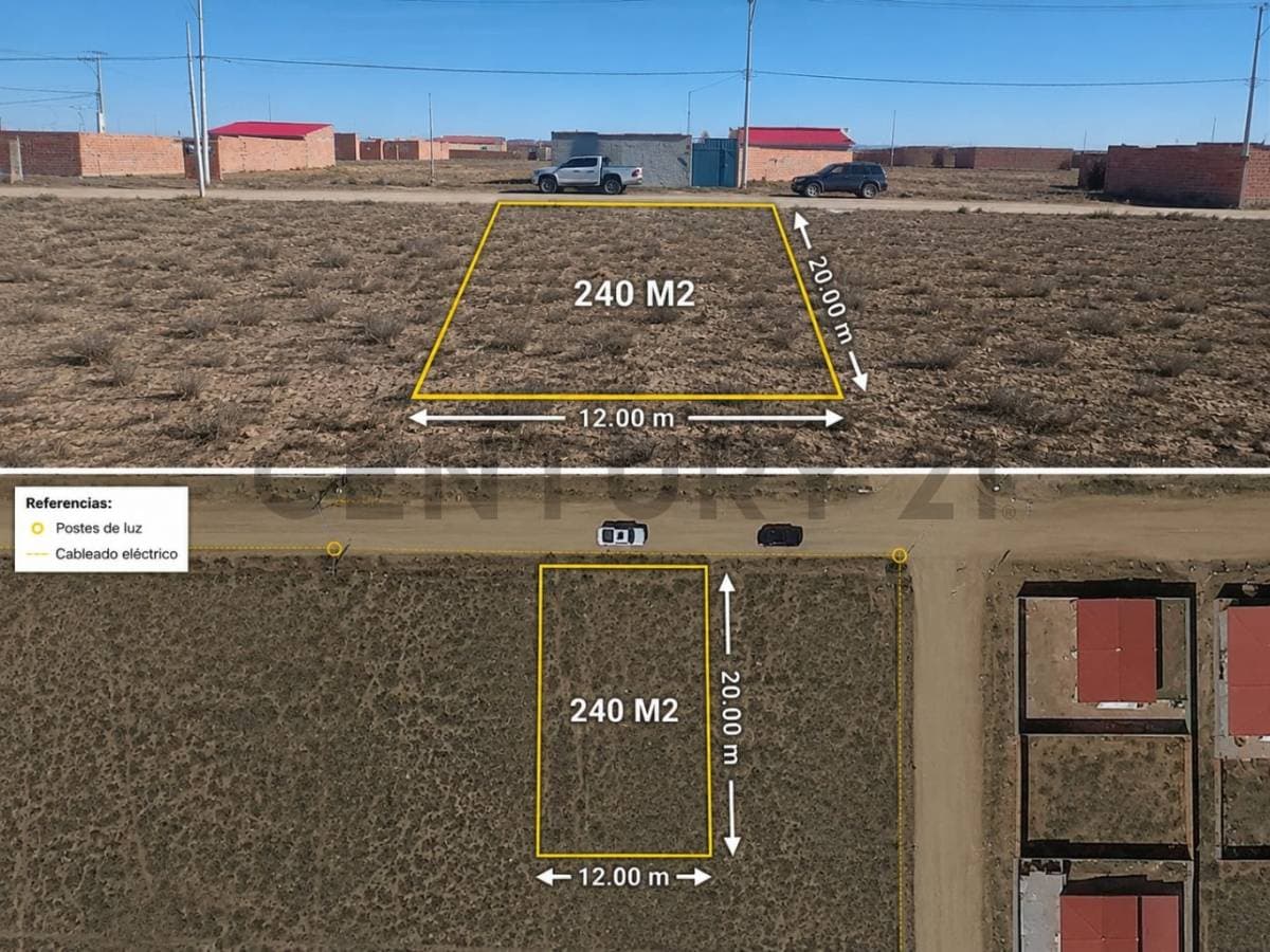 TERRENO EN VENTA CAMINO A ORURO