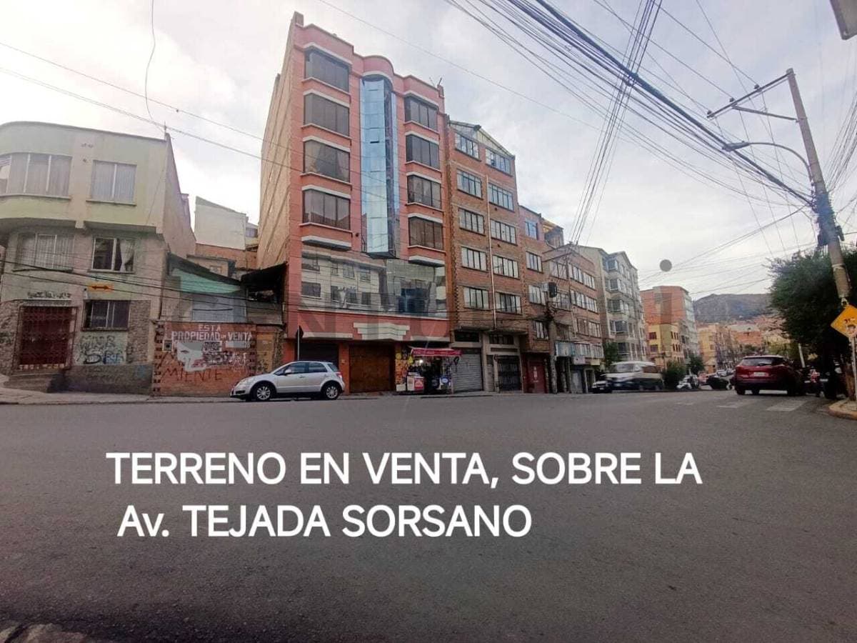 TERRENO COMERCIAL EN VENTA - AV. TEJADA SORZANO
