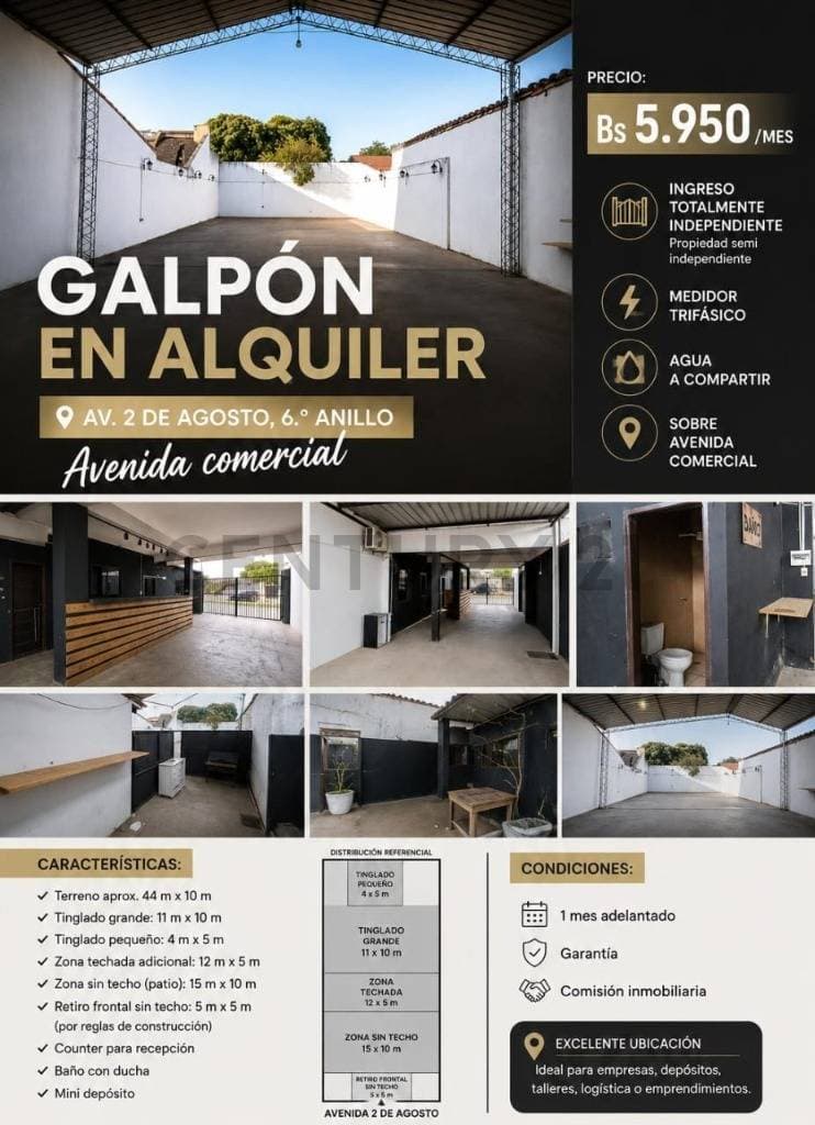 GALPON EN ALQUILER