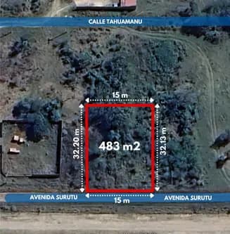 Terreno de 483 m2 en VENTA en Montero