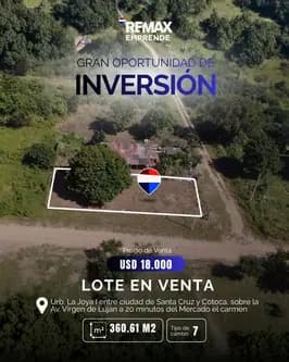 LOTE EN VENTA URB LA JOYA